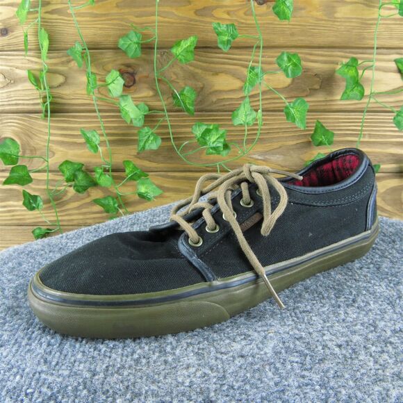 VANS Men's Sneaker Black Fabric Size 10.5M Gently Used 2025‎ - Picture 1 of 6